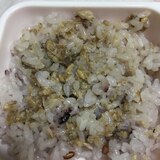 秋刀魚そぼろで混ぜ御飯